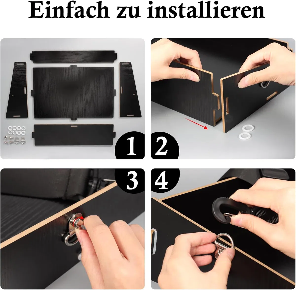 BEIMEIII Bauchladen Junggesellinnenabschied Schwarz Bauchladen JGA 40 * 26 * 10.5cm Bauchladen Braut Holz Junggesellinnenabschied Deko für Männer Frauen JGA Party Spiele Promotion