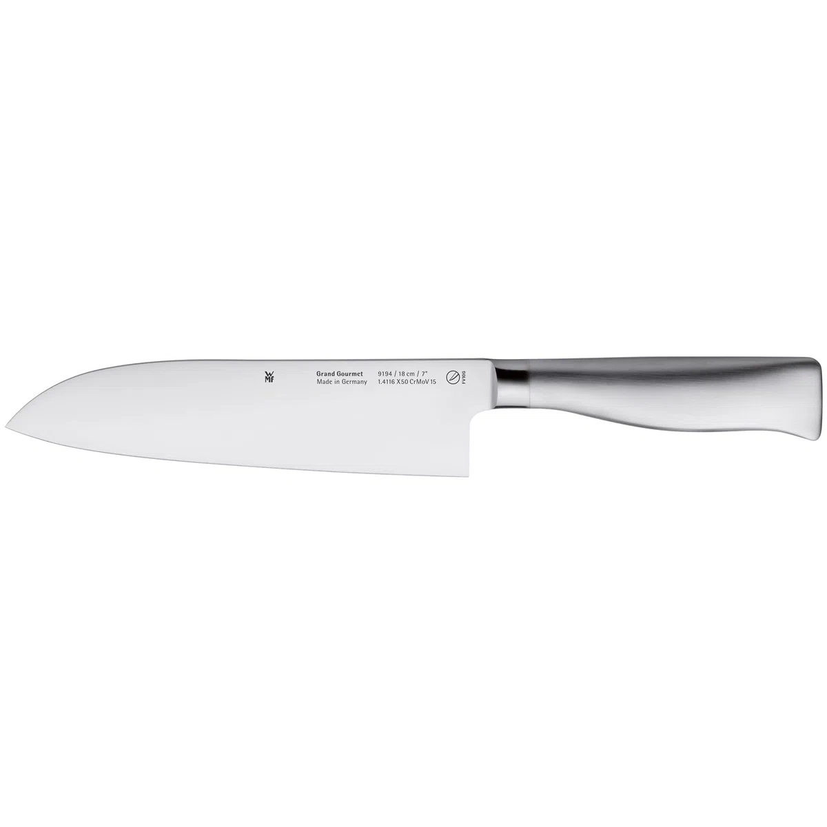 WMF Grand Gourmet Santokumesser 32 cm, Made in Germany, Messer geschmiedet, Performance Cut, Spezialklingenstahl, Klinge 18 cm
