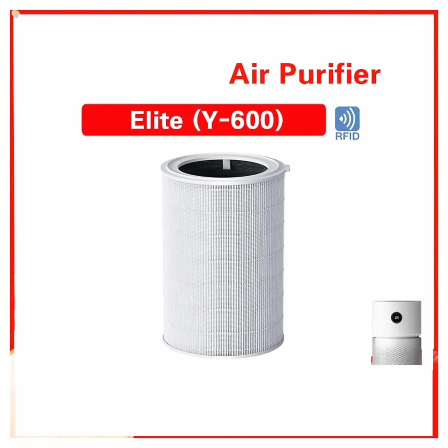 Kompatibel Mit Xiaomi, Carbon Filter Elite Y-600 Luftreiniger(White)