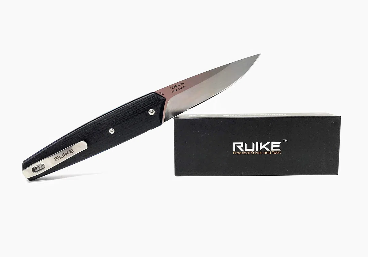 Ruike P848-B Taschenmesser schwarz