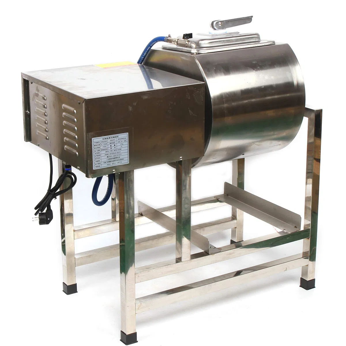 Elektrische Fleischmischer, 38L Elektrische Fleischsalzmaschine, 200W 220V Tischkutter Edelstahl Mischer, Computersteuerung, Fleischmischer Fleischerei