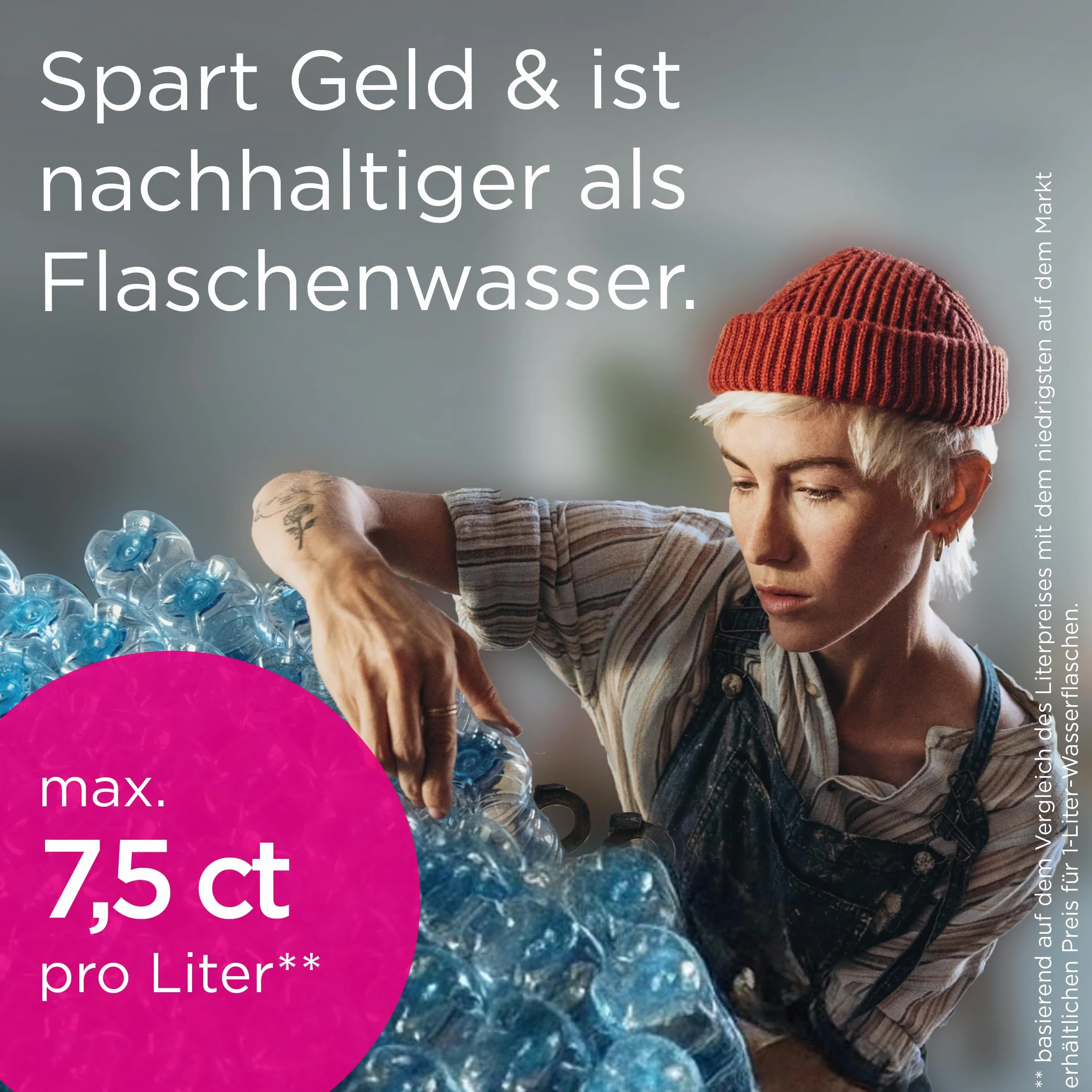 BRITA Flow Wasserfilter XXL (8,2l) inkl. 1x MAXTRA PRO Pure Performance Kartusche – Wasserspender mit Filter für Kühlschrank & großem Fassungsvermögen filtert Verunreinigungen & mehr