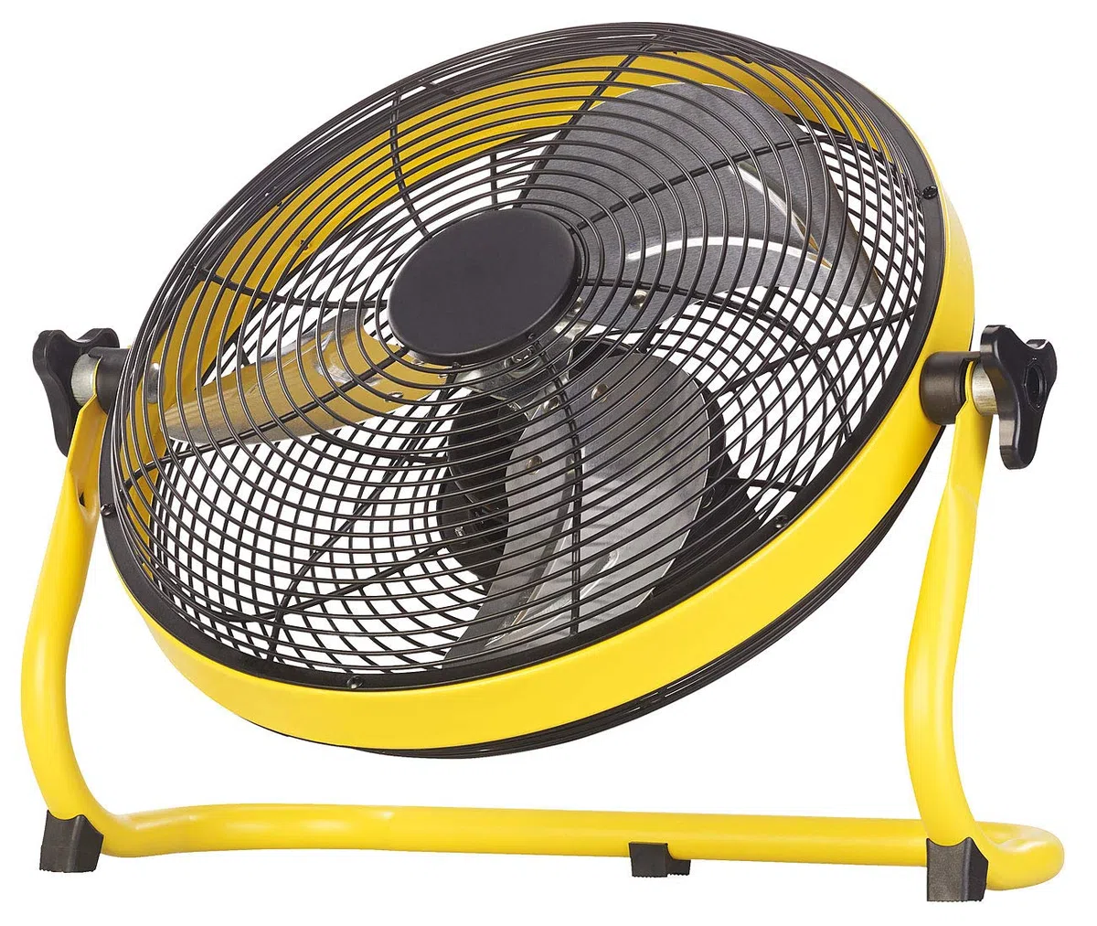 Sichler Haushaltsgeräte Ventilator Akku: Akku-Vollmetall-Bodenventilator, bis 1.200 U/Min., 30 cm, 15 Ah, IPX4 (Metallventilator, Ventilator für außen, Kühl)