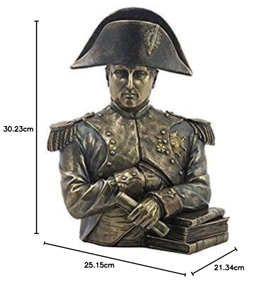 My Pet Elephant 24,8 cm Napoleon Bonaparte kalt gegossen Bronze Büste Figur