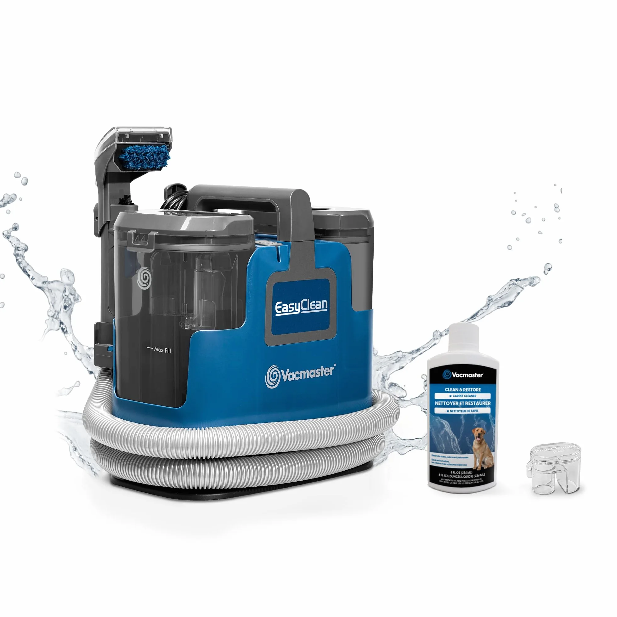 Vacmaster Polsterreiniger Gerät und Nassauger 17Kpa Waschsauger Teppichreiniger Textilreiniger Waschsauger für Teppich sofa Vorleger, Polster, Treppen und Autos