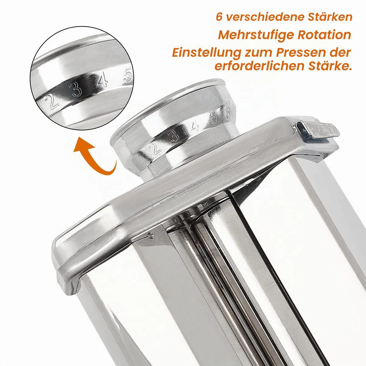 PH PandaHall Polymer Clay Press Tonpressmaschine, Handbetrieben | Handbetrieben, 6 Dickenoptionen, Zum Abflachen und Glätten, Tischklemme enthalten