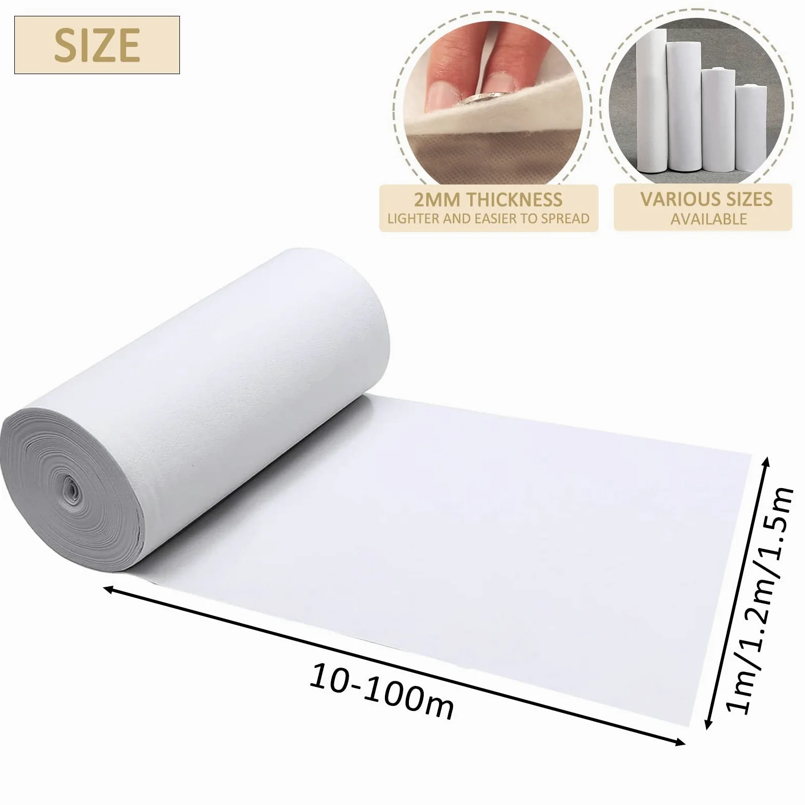 Weißer Teppichläufer 2 mm Polyester Hochzeitsgangläufer, rutschfeste Brautlaufstege Laufstegteppiche 10M 20M 30M Eventteppiche Empfangsteppich für Hochzeit Weihnachten Abschlussball Kirche im Freien (