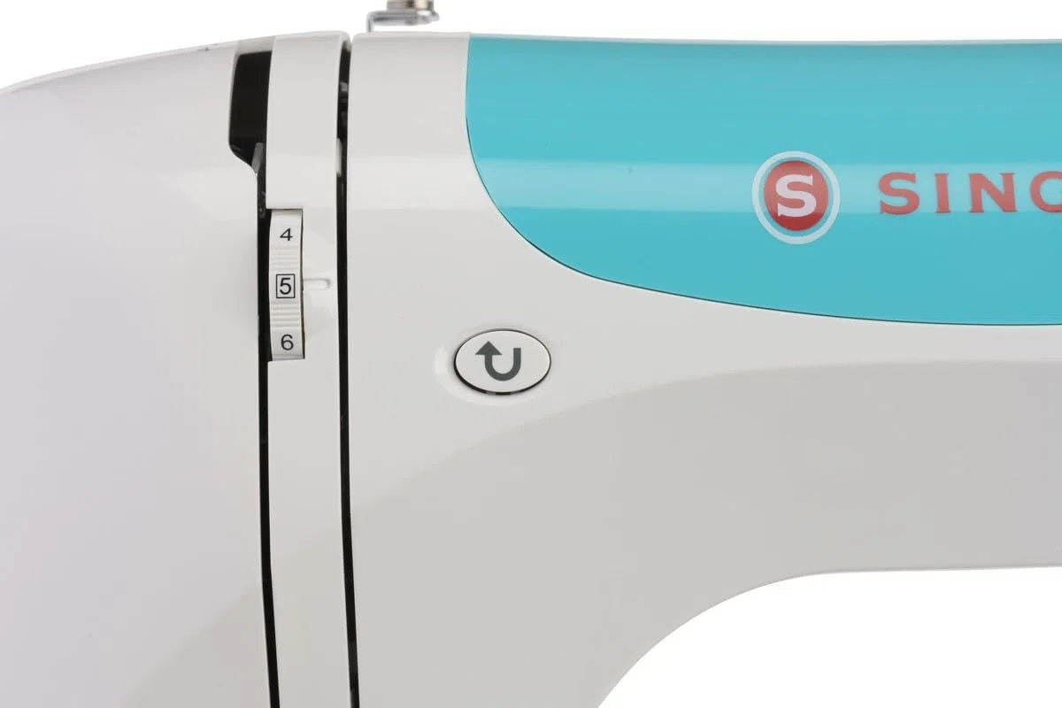 Singer C5205 Nähmaschine, weiß/blau