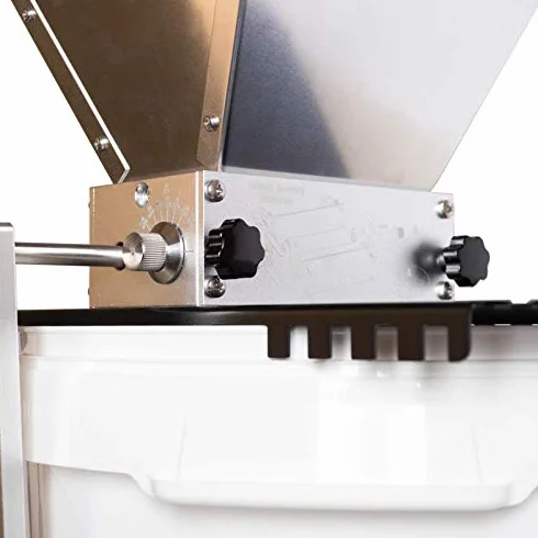 Brewferm Grain Gorilla Malzmühle mit einstellbaren Rollen aus Edelstahl - einfache und genaue Abstandsregulierung + für alle Arten von Schrot geeignet + Schroten wie EIN Profi Hobbybrauer