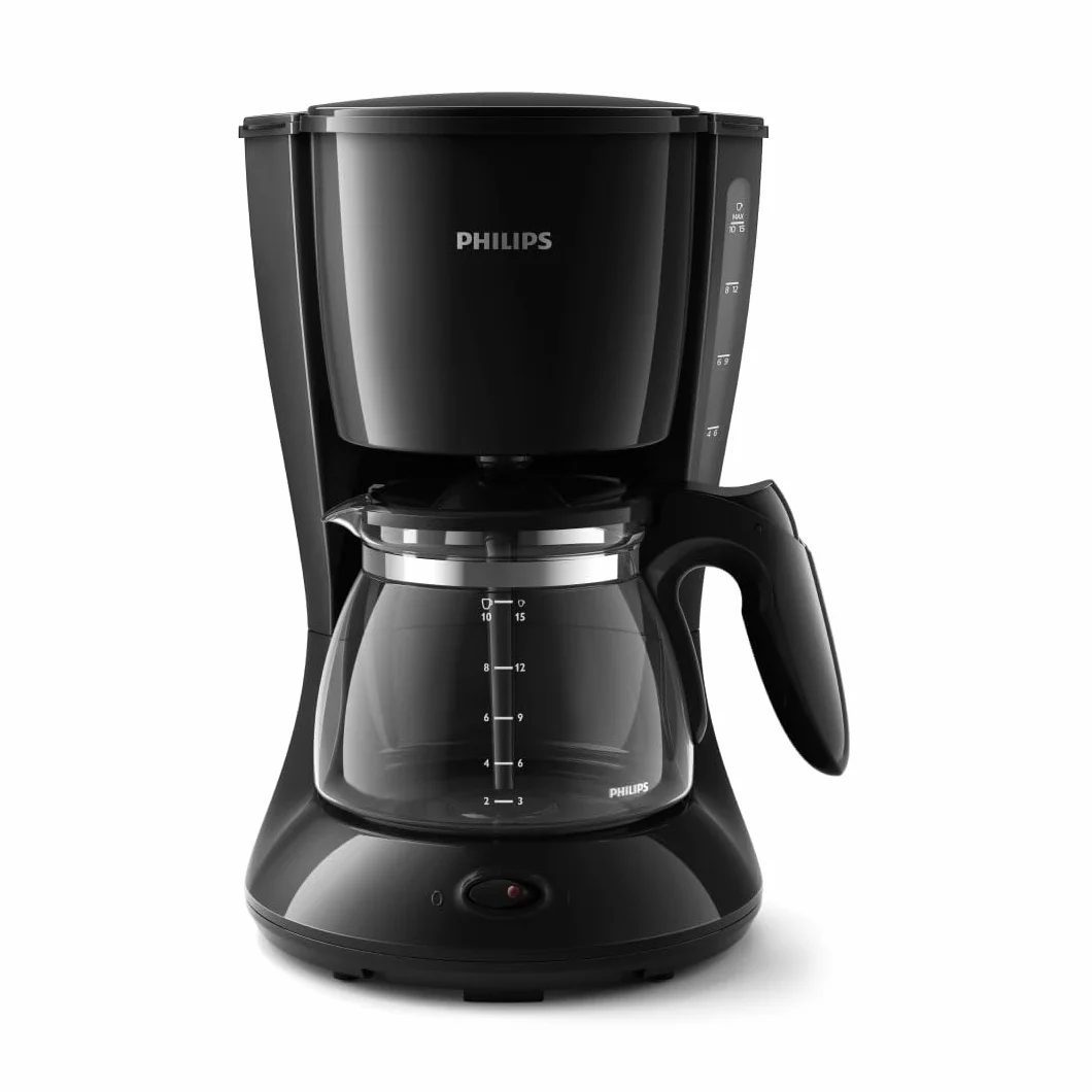 Philips Daily Collection Kaffeemaschine – Aroma-Twister für optimalen Geschmack, 1,2L Fassungsvermögen, Tropf-Stopp, automatische Abschaltung, spülmaschinenfeste Teile (HD7461/20)