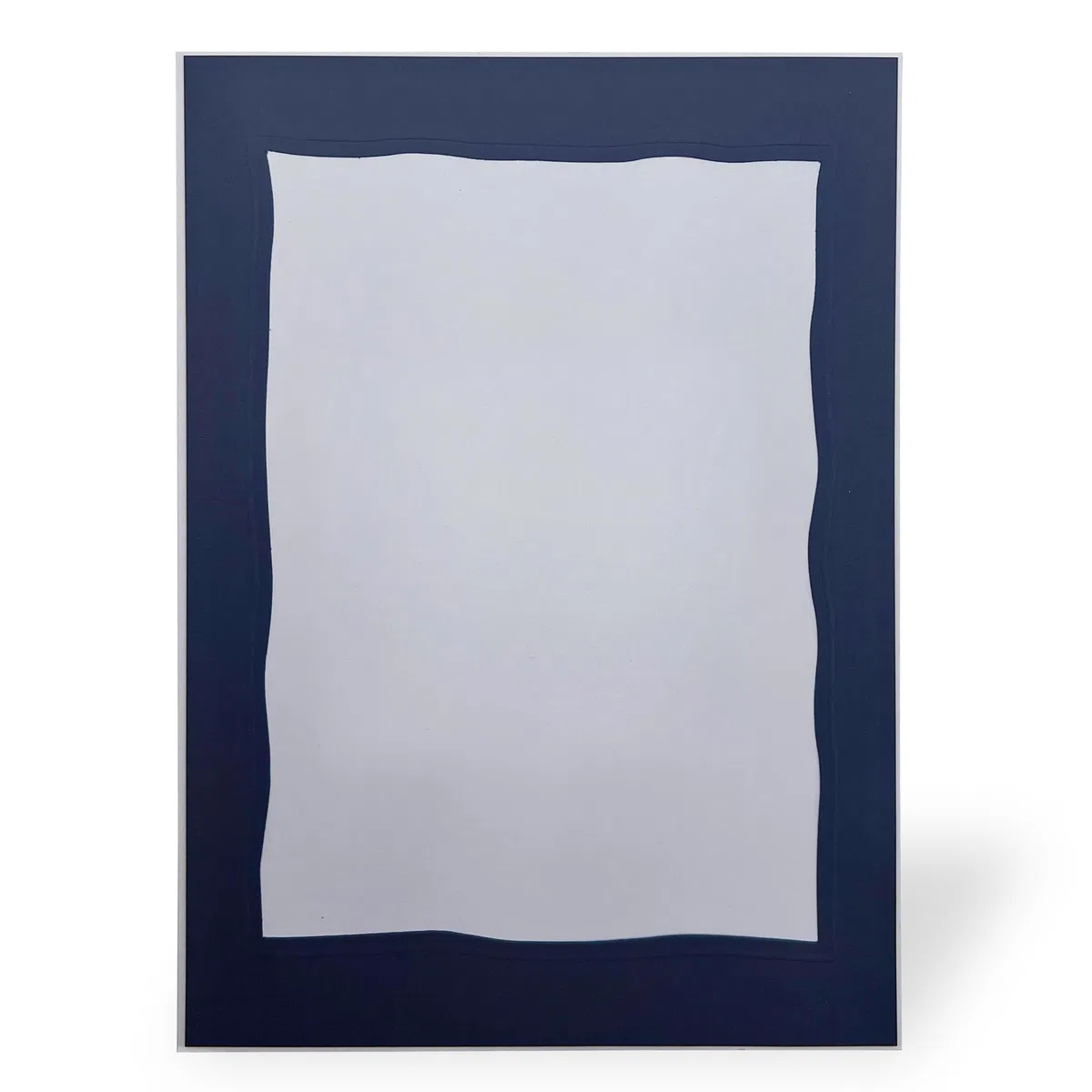 100 Stück Endlosleporello für Bilder 13x18 cm (Hochformat) Leinen blau, Wellenausschnitt, nach Bedarf teilbar, für Hochzeit, Jubiläum, Geburtstag, Junge