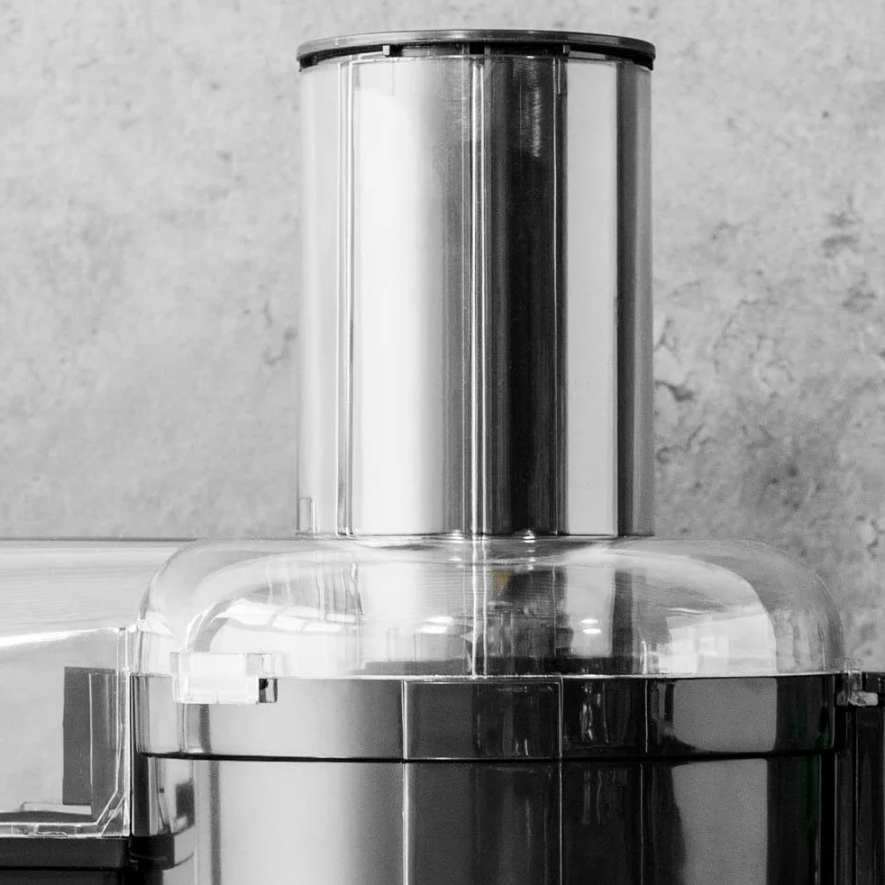 GASTROBACK #40117 Vital Juicer Pro - Praktischer Entsafter, XL- Einfüllschacht (Ø 75 mm), 700 Watt Motor, Tresterbehälter, Silber, Silberfarben