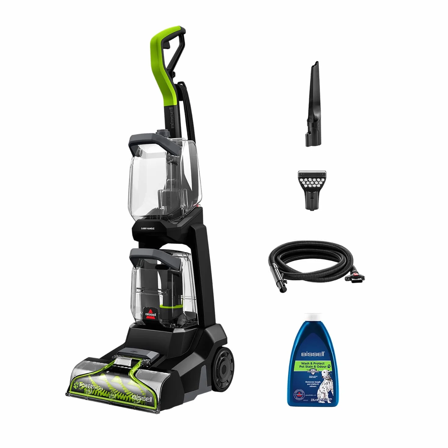 BISSELL PowerWash Pet Teppichreiniger Nasssauger, Teppich Reinigungsgerät für Gründliche Teppichreinigung, Polsterreinigungsgerät Entwickelt für Haustierhalter, Leistungsstarker 600W Motor, 3878N