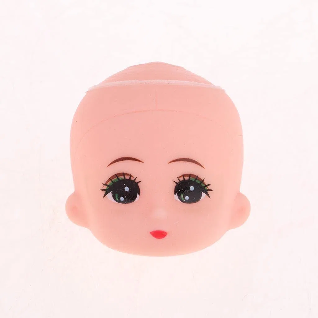 10 Stück Puppenkopf Skulptur Mini Babypuppe Kopf Modelliert Kopf Ersatzteile Bastelbedarf Zubehör für DIY Hobby Spielzeuggestaltung