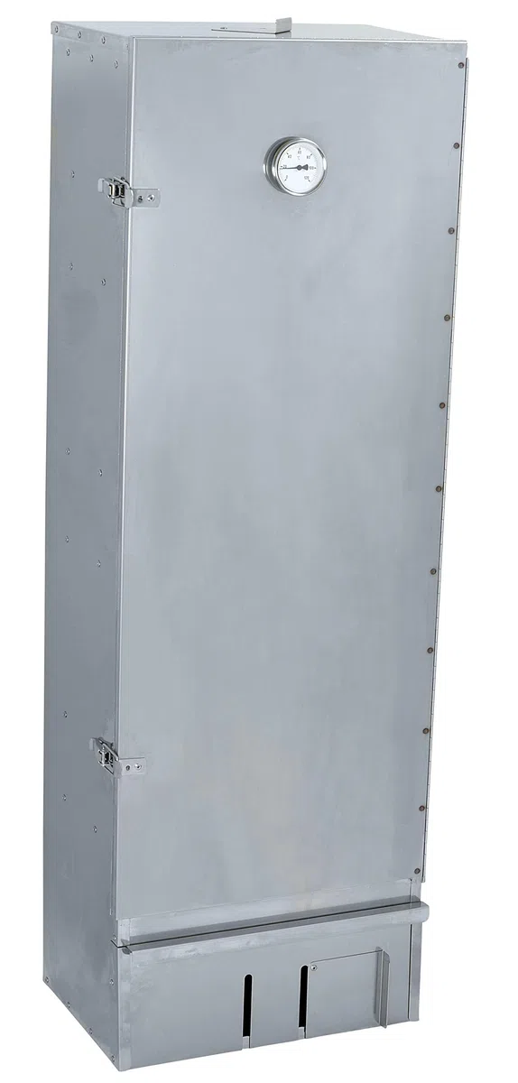 Massiver Edelstahl Räucherofen/Räucherschrank - 120 cm Höhe - in Deutschland gefertigt + Elektro Set
