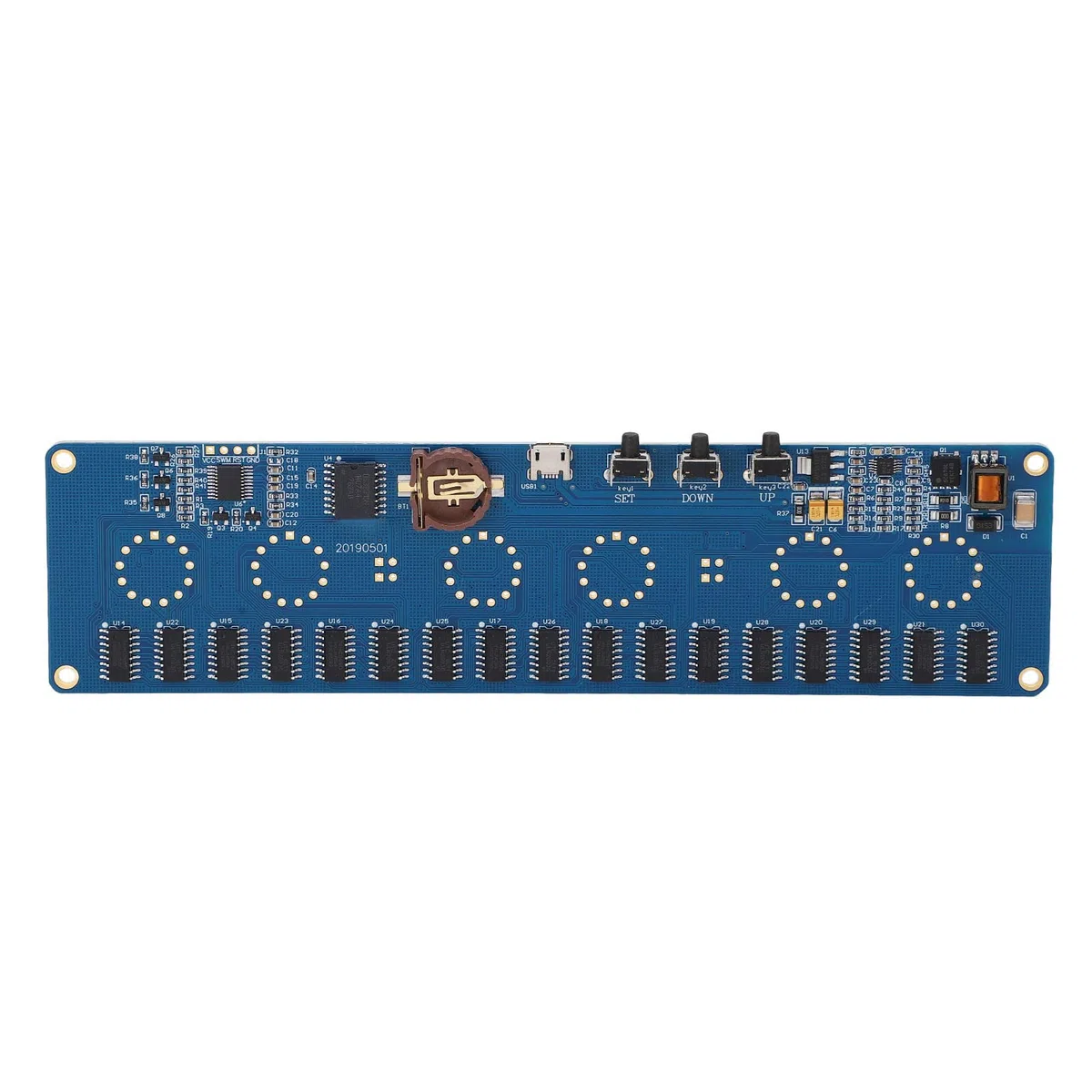 Nixie Tube Clock Control Board 7 Farben Glührohr Clock Board Unterstützung 24 Stunden Modus, Zeitanzeige, Eingebautes Anti Vergiftung Programm