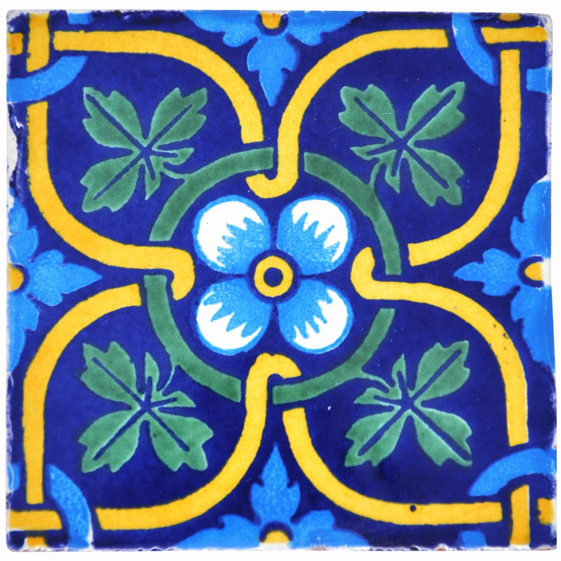 Tumia LAC Handgefertigte mexikanische Talavera Fliesen Authentischer Stil Zacarias Keramikfliesen für Kunsthandwerk, Küchenrückwand, Wandfliesen und Heimwerker Projekte