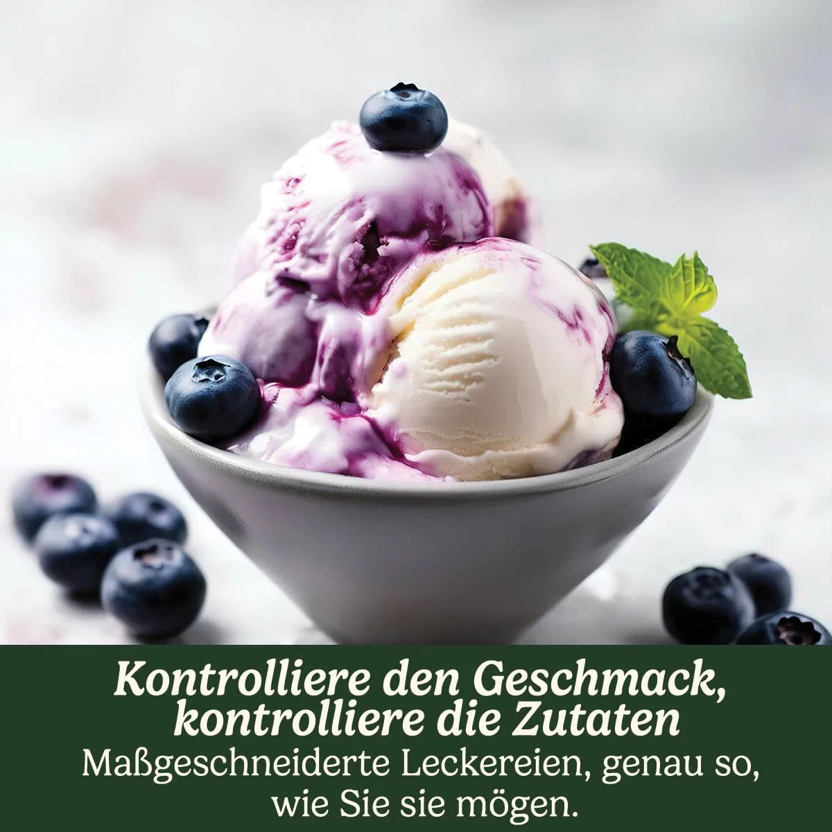 Cuisinart Cool Scoops Hausgemachtes Gelato & Eismaschine in 25 Min. | Sorbet Frozen Yogurt Maker | Familiengröße | 1.4L Rührschüssel | ICE21, Kunststoff, Weiß