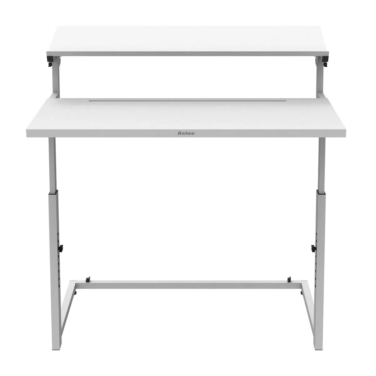 Antoc DJ-Stand DJS-44 - White - DJ Pult mit großer Laptopablage