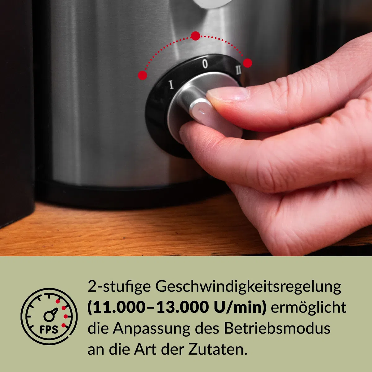 LEHMANN Zentrifugal Entsafter für Obst und Gemüse, Schnelle Saftzubereitung, 75 mm Einfüllschacht, BPA-frei, 2 Geschwindigkeiten, Leicht zu reinigen, elektrische Saftmaschine aus Edelstahl