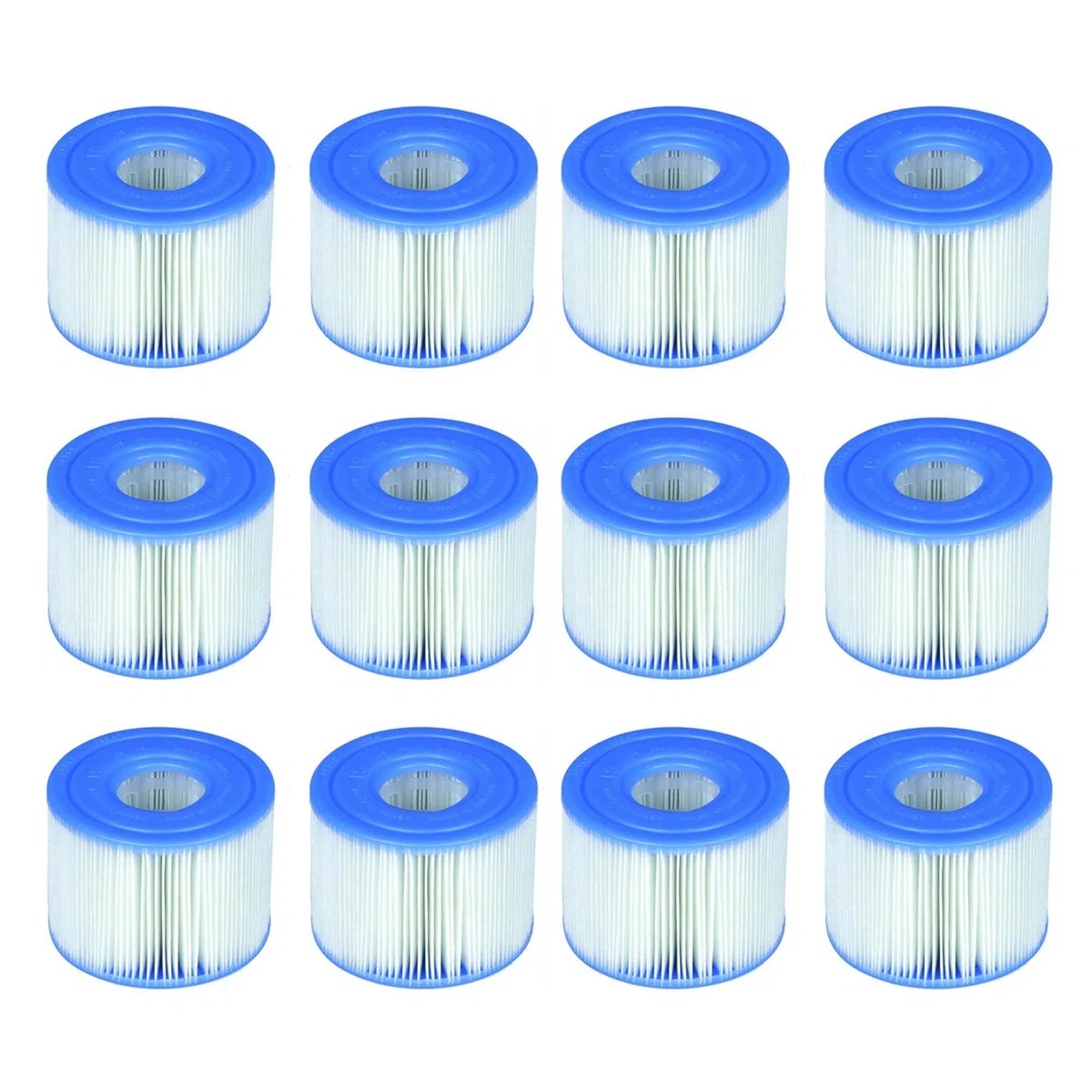 Intex 29001E B00PUZW3N2 PureSpa Typ S1 Easy Set Pool Kartuschen (12 Filter) | 2, 1 Pack, blau