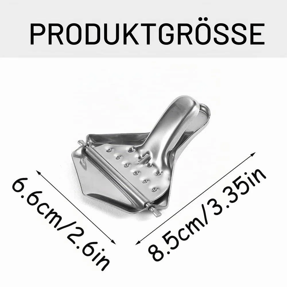 Zitronenschnitzelpresse,2 PCS Handbuch Entsafter Kleine Zitruspresse Handheld Zitronenpresse aus Edelstahl Orangenpresse Manuell Saft Wedge Werkzeuge Küche Zitronenkeilpresse