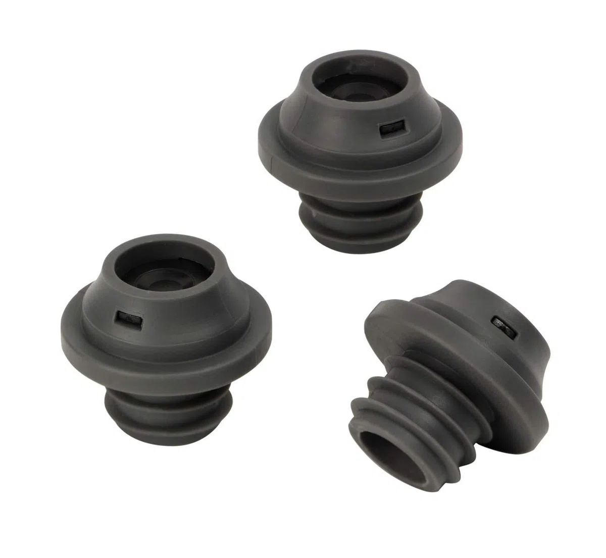 Le Creuset, Weinpumpen-Set inkl. 3 Verschlüssen, Weinkonservierung, Metall, Zamak, WA 137, 59014013001625