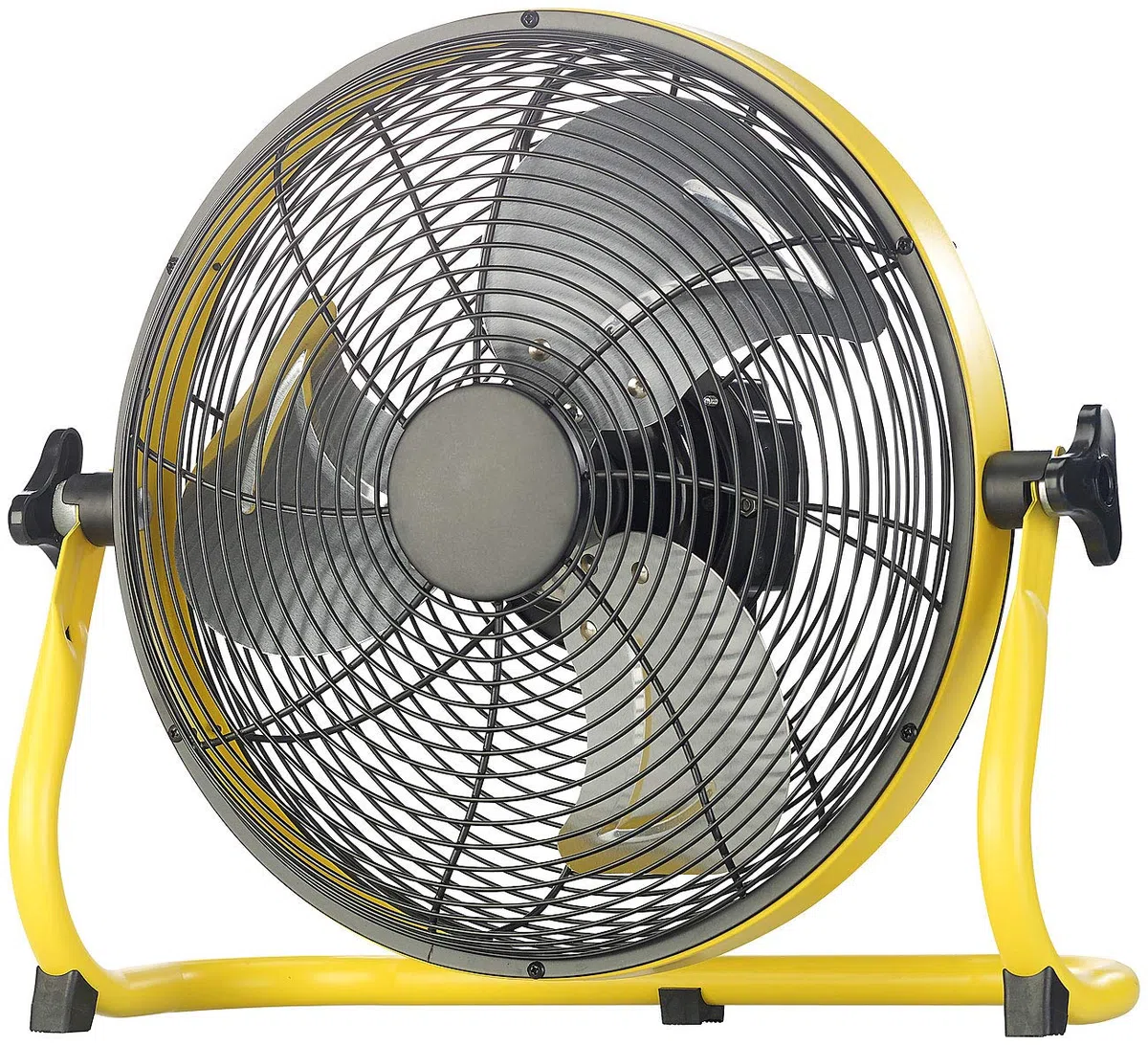 Sichler Haushaltsgeräte Ventilator Akku: Akku-Vollmetall-Bodenventilator, bis 1.200 U/Min., 30 cm, 15 Ah, IPX4 (Metallventilator, Ventilator für außen, Kühl)