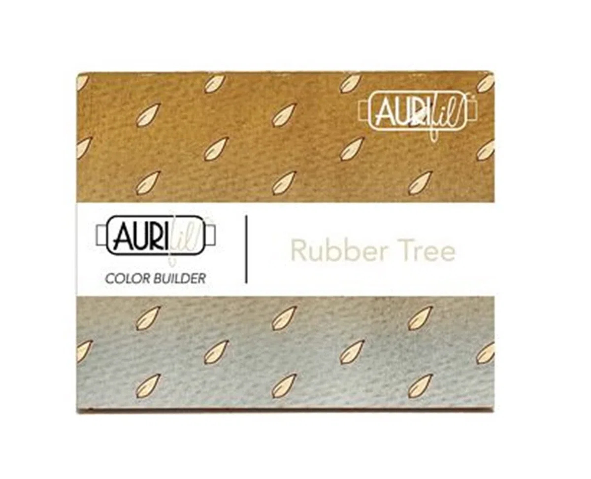 Aurifil 50wt Cotton Color Builder Thread Collection-Rubber Tree -AC50CP3-023